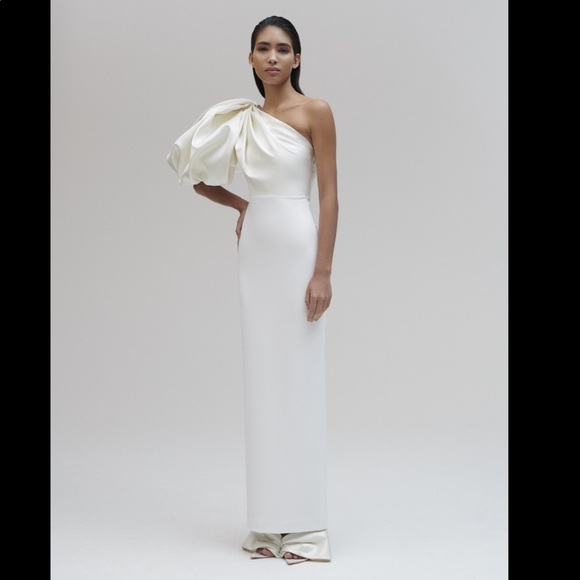 solace london white gown